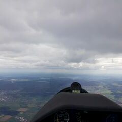 Flugwegposition um 13:08:23: Aufgenommen in der Nähe von Ostalbkreis, Deutschland in 1618 Meter